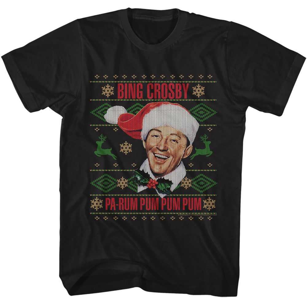 Bing Crosby - BING CROSBY CHRISTMAS SWEATER Adult Shirt