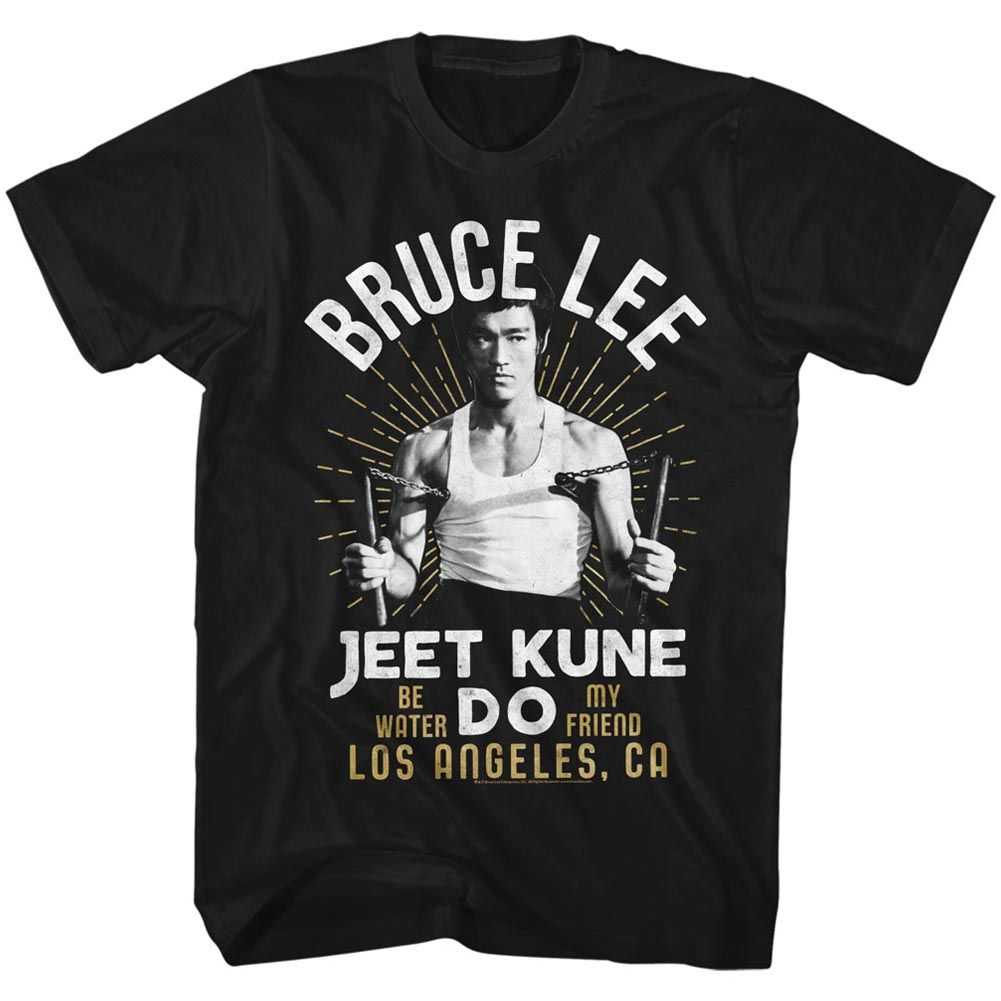 Bruce Lee - WHT GOLD Adult Shirt