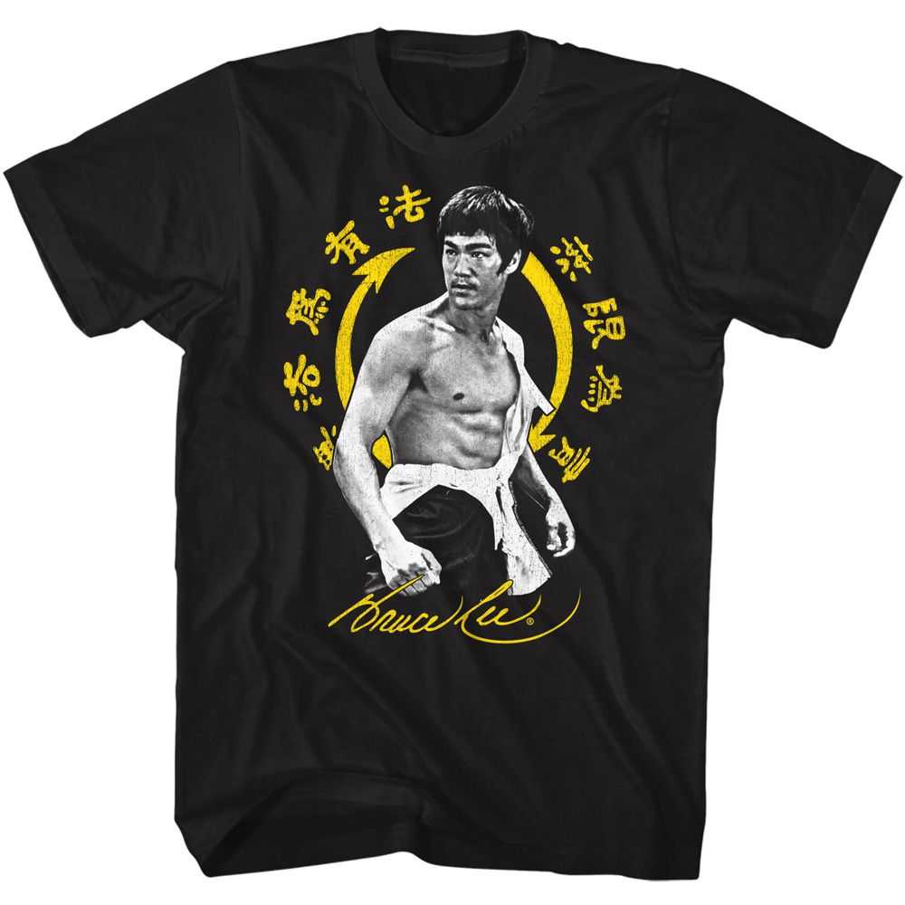 Bruce Lee - BRUCE LEE BRIGHT SYMBOL BG Adult Shirt