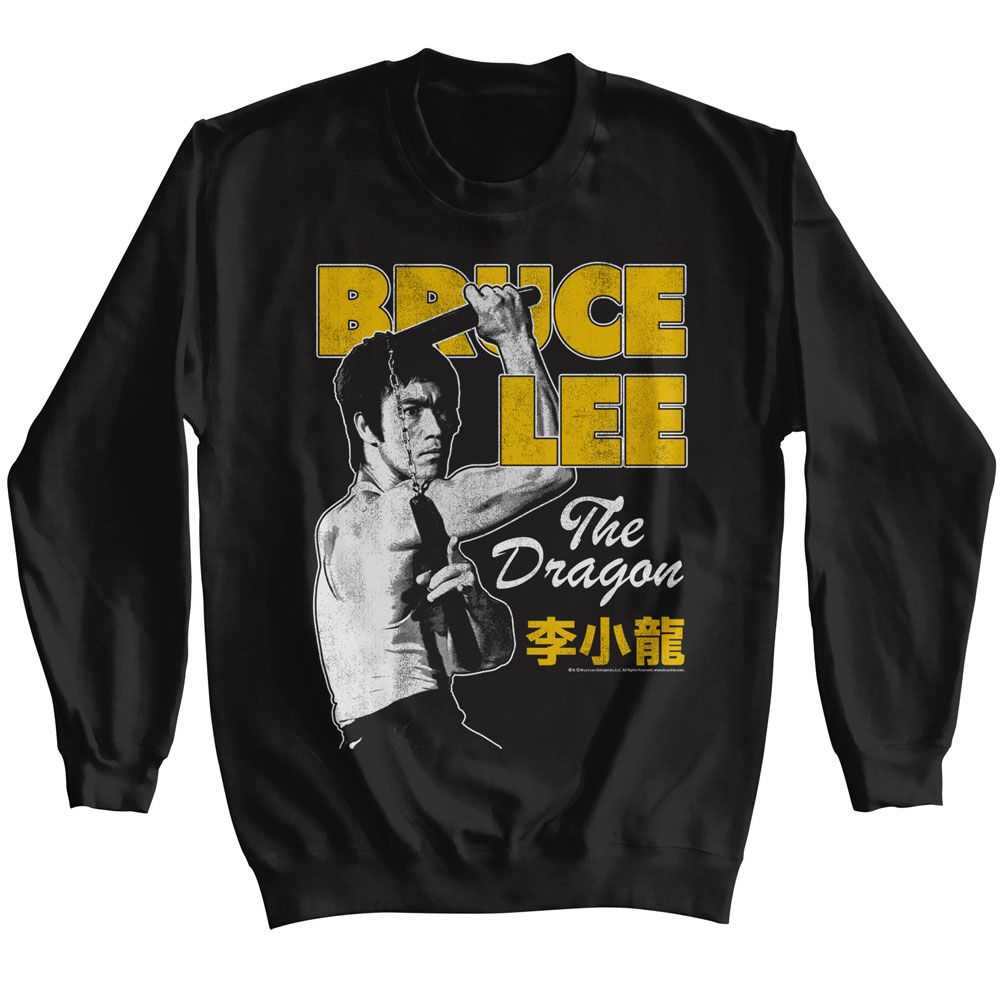 Bruce Lee - BRUCE LEE NUNCHUCK POSE Adult Shirt
