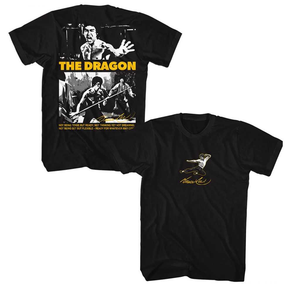 Bruce Lee - BRUCE LEE BE READY FRONT AND BACK Adult Shirt