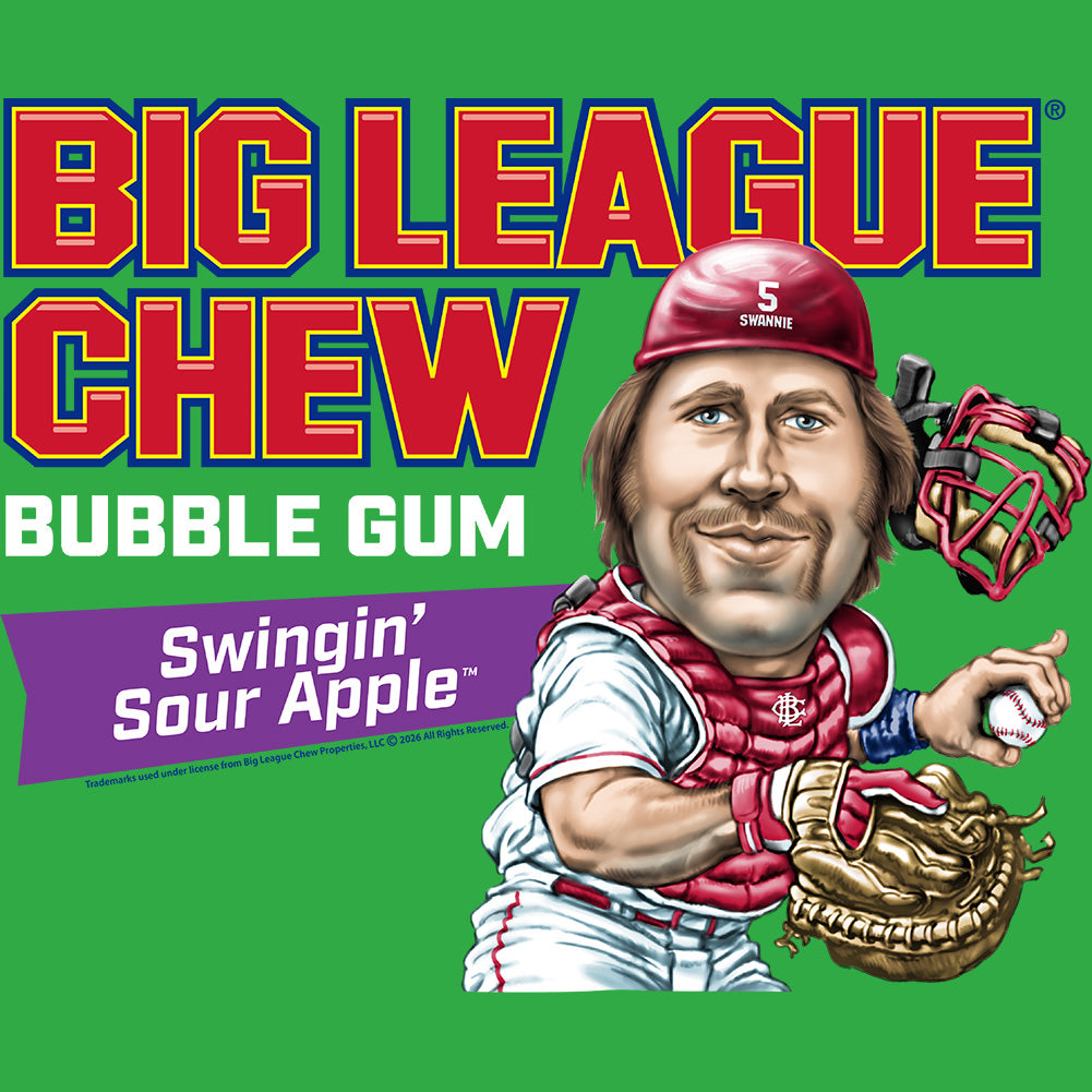 Big League Chew - BLC SWINGIN SOUR APPLE Adult Shirt