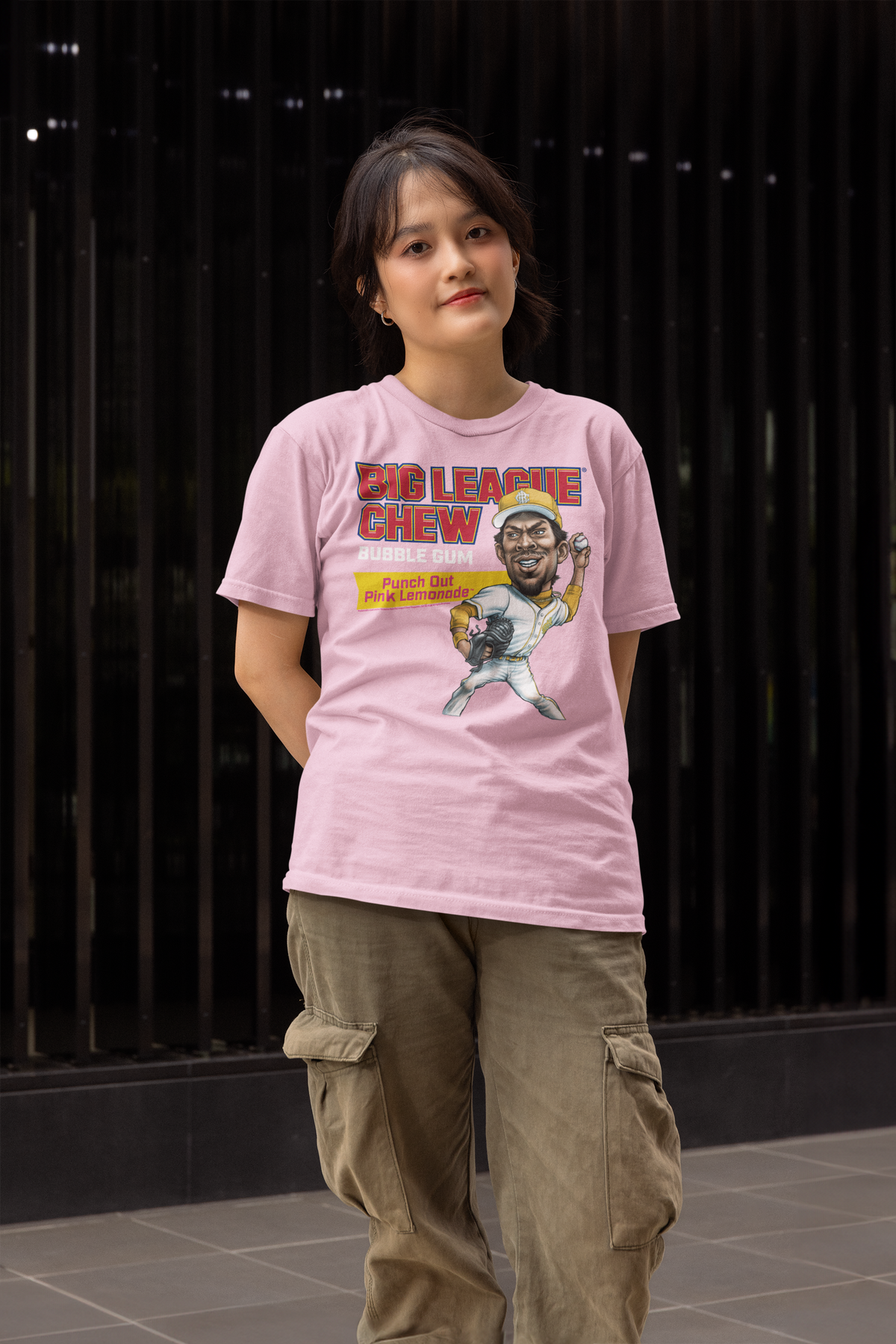 Big League Chew - BLC PUNCH OUT PINK LEMONADE Adult Shirt