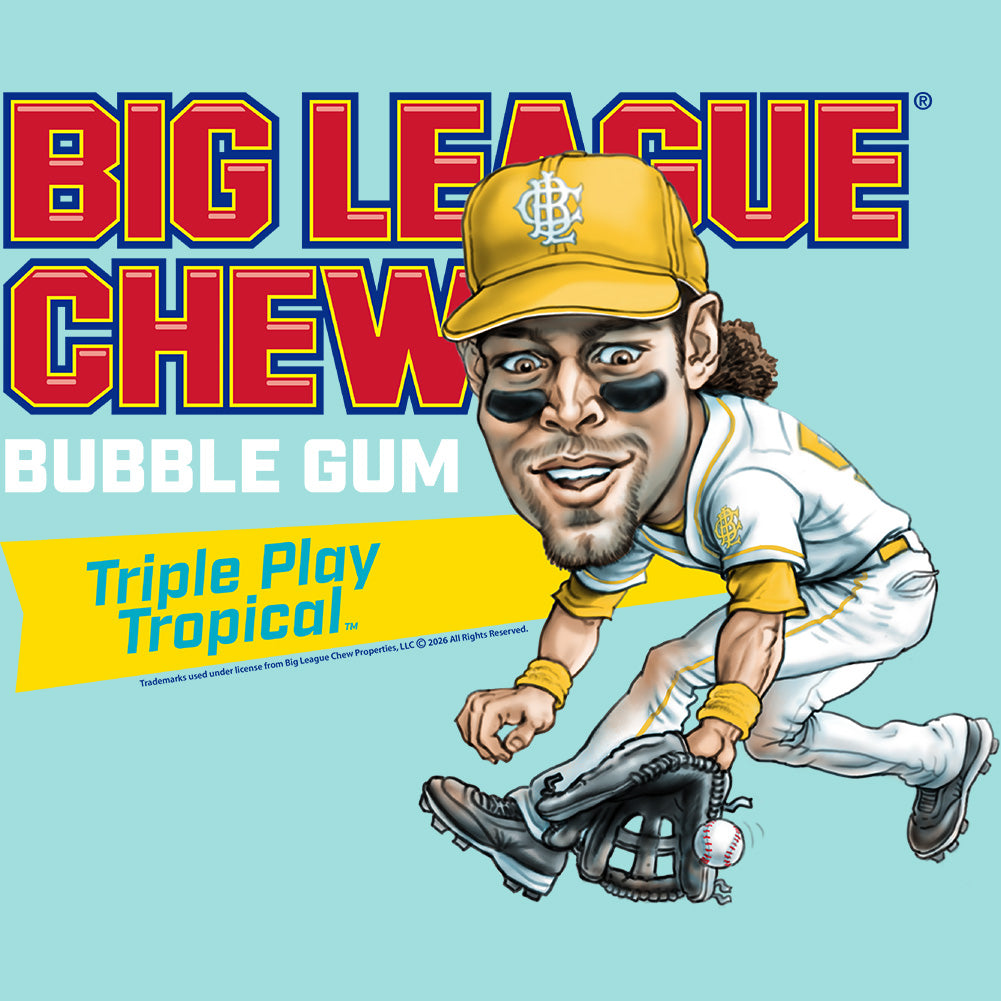 Big League Chew - BLC TRIPLE PLAY TROPICAL Adult Shirt