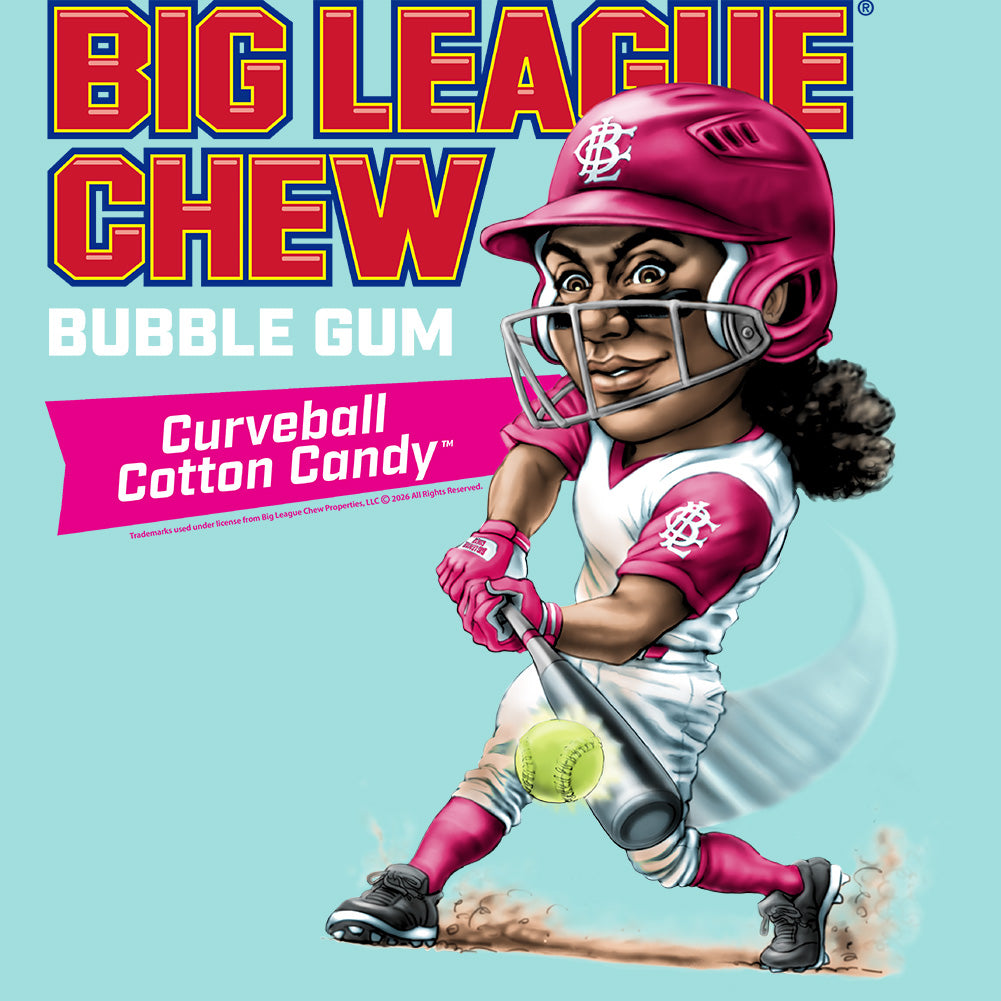 Big League Chew - BLC CURVEBALL COTTON CANDY Adult Shirt