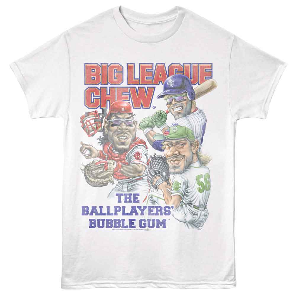 Big League Chew - BIG LEAGUE CHEW BATTER CATCHER PITCHER Adult Shirt