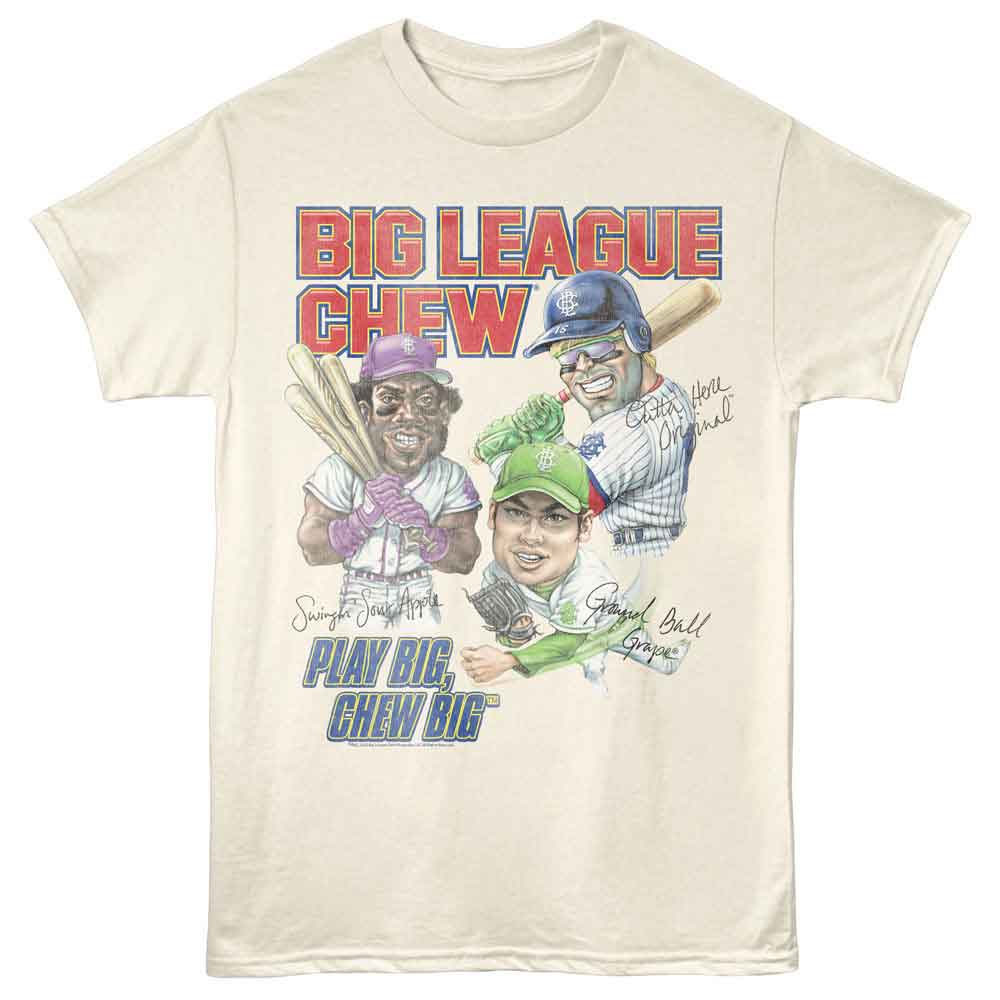 Big League Chew - BIG LEAGUE CHEW PLAYER FLAVORS Adult Shirt