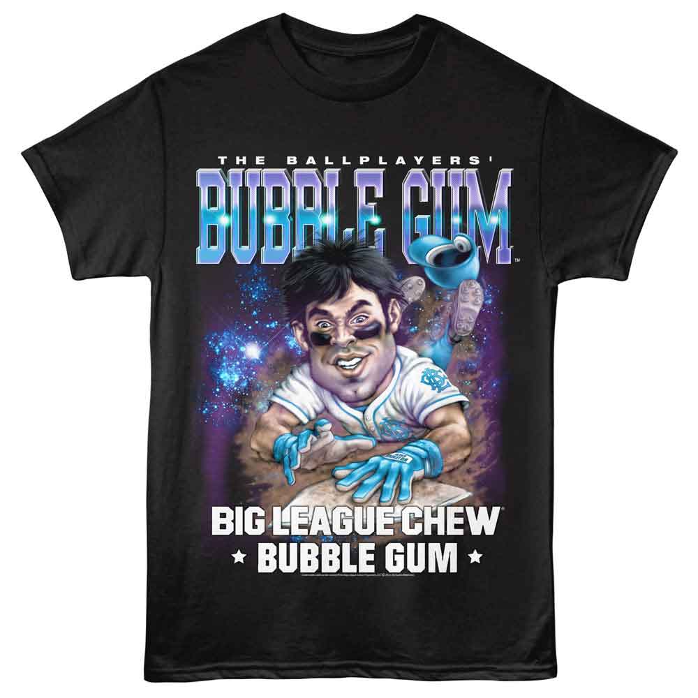 Big League Chew - BIG LEAGUE CHEW SLIDE TO BASE Adult Shirt
