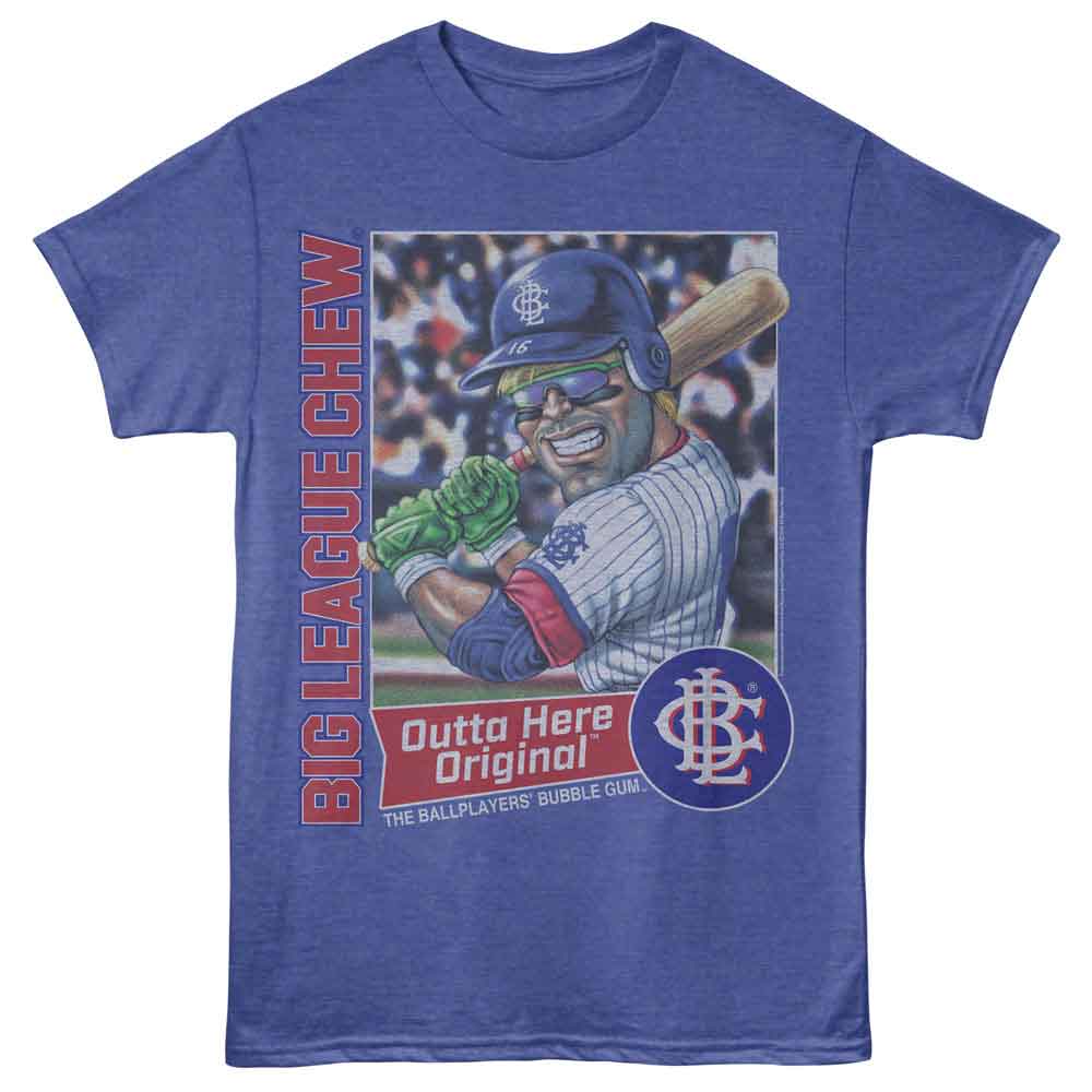 Big League Chew - BIG LEAGUE CHEW OUTTA HERE SLUGGER Adult Shirt