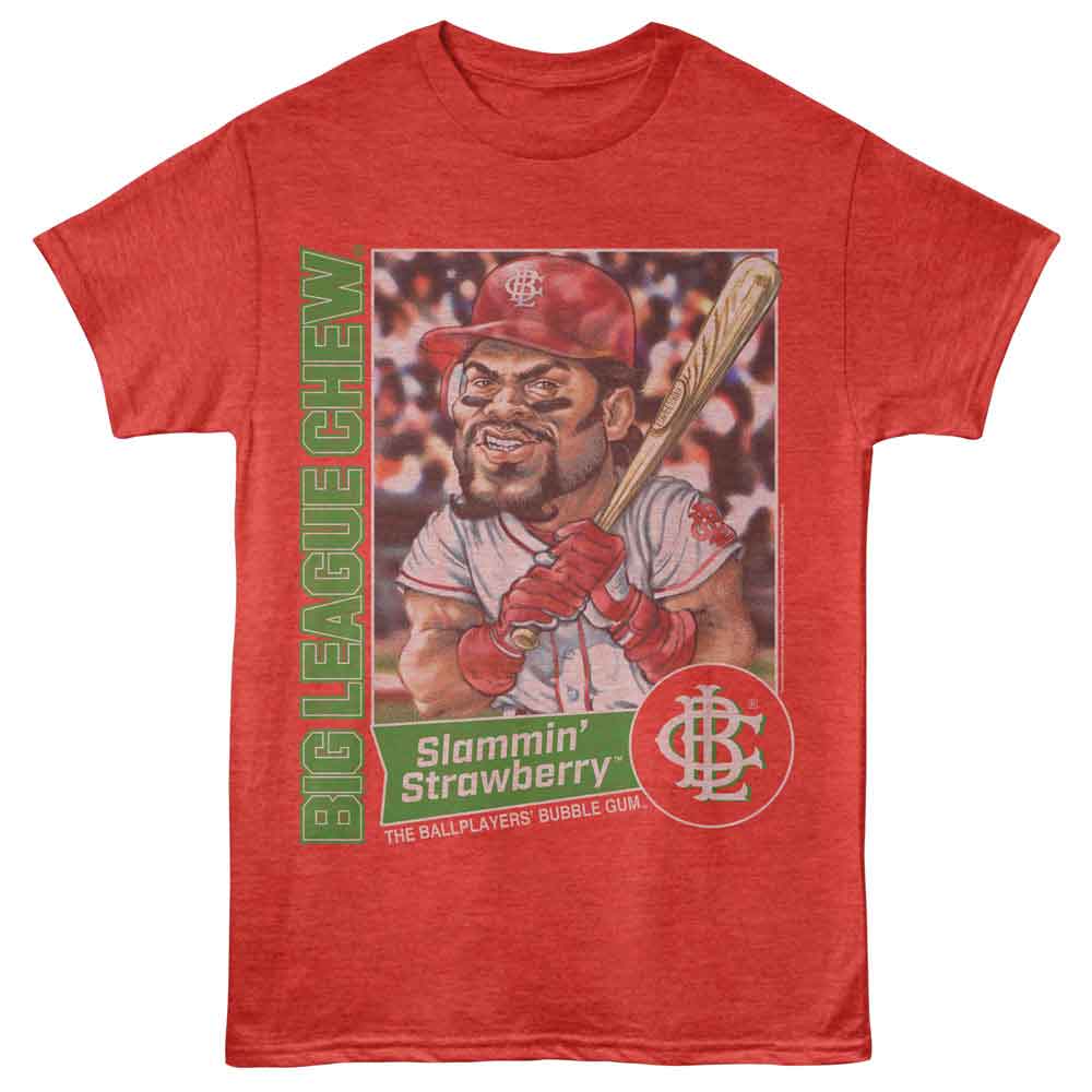 Big League Chew - BIG LEAGUE CHEW STRAWBERRY BATTER Adult Shirt