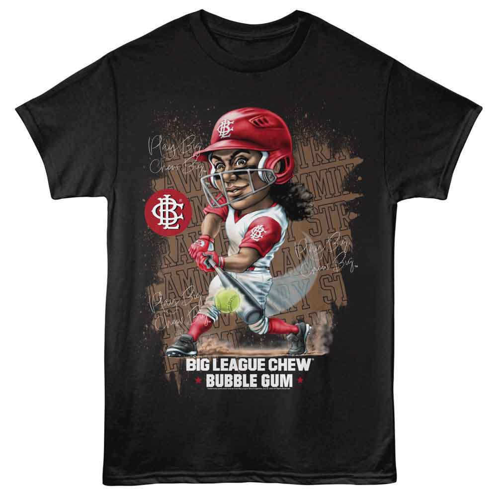 Big League Chew - BIG LEAGUE CHEW STRAWBERRY SOFTBALL Adult Shirt