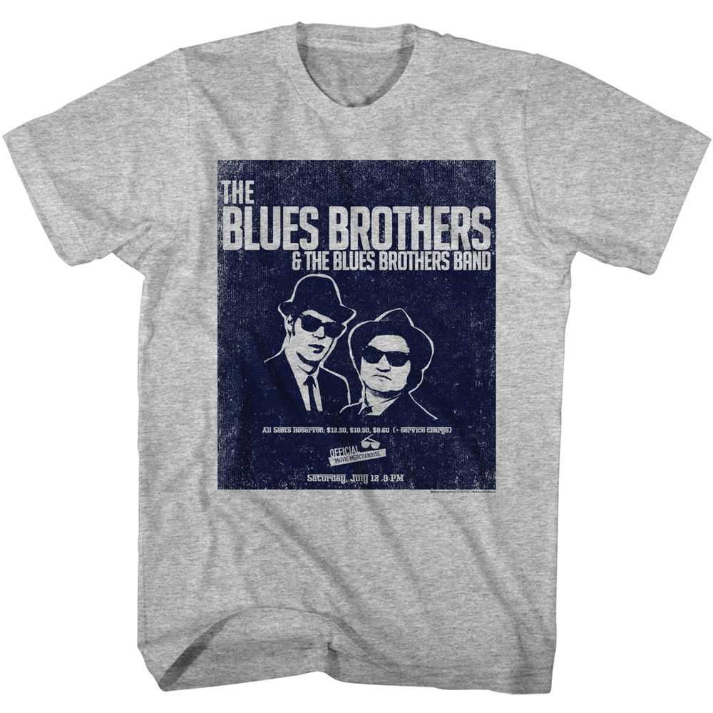 The Blues Brothers - THE BLUES BROTHERS BLUES POSTER Adult Shirt