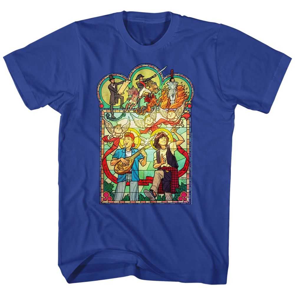 Bill and Ted - STAINED GLASS Adult Shirt