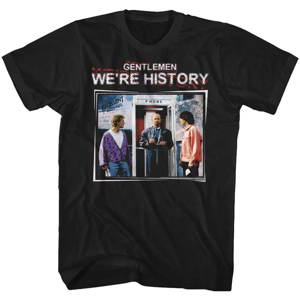 Bill and Ted - WERE HISTORY COLOR Adult Shirt