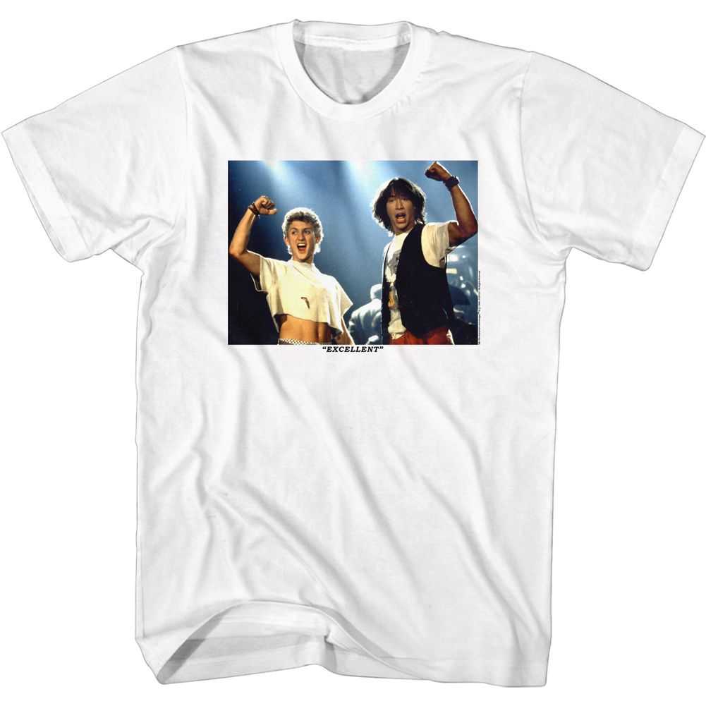 Bill and Ted - EXCELLENT FISTS UP Adult Shirt