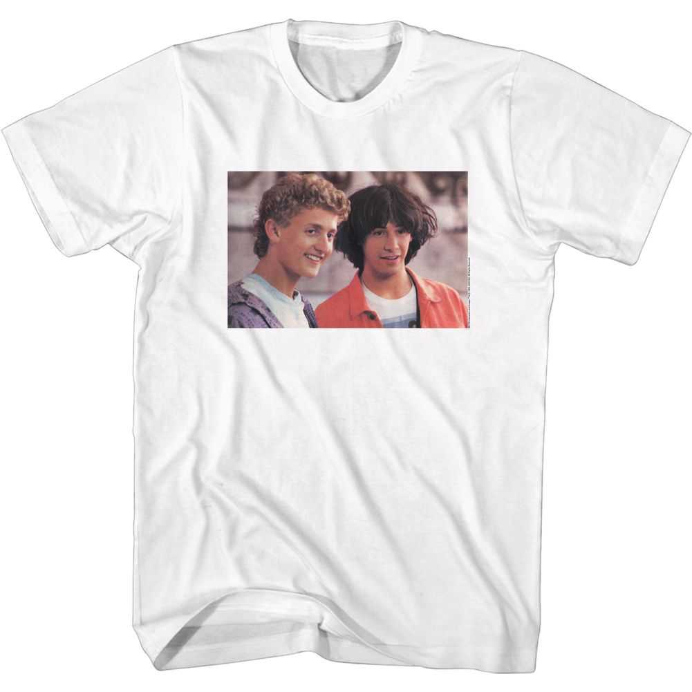 Bill and Ted - EXCELLENT HEADS NO WORDS Adult Shirt
