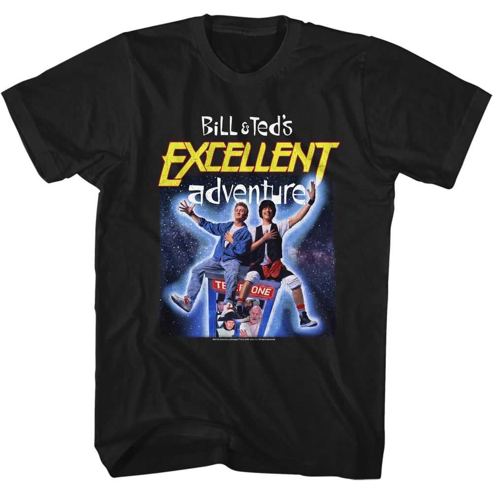 Bill and Ted - BANDT SPACE POSTER Adult Shirt