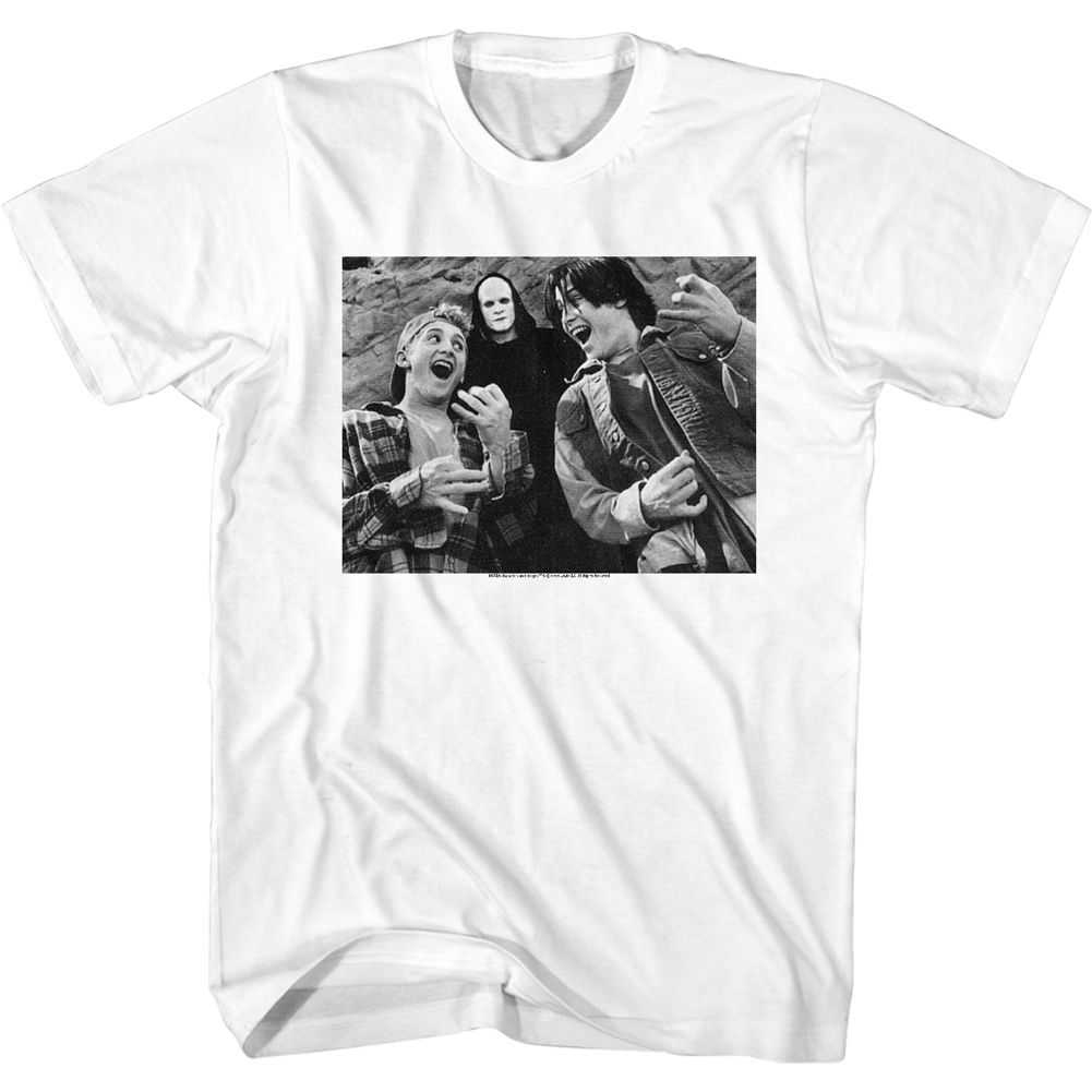 Bill and Ted - BILL AND TED AND DEATH Adult Shirt