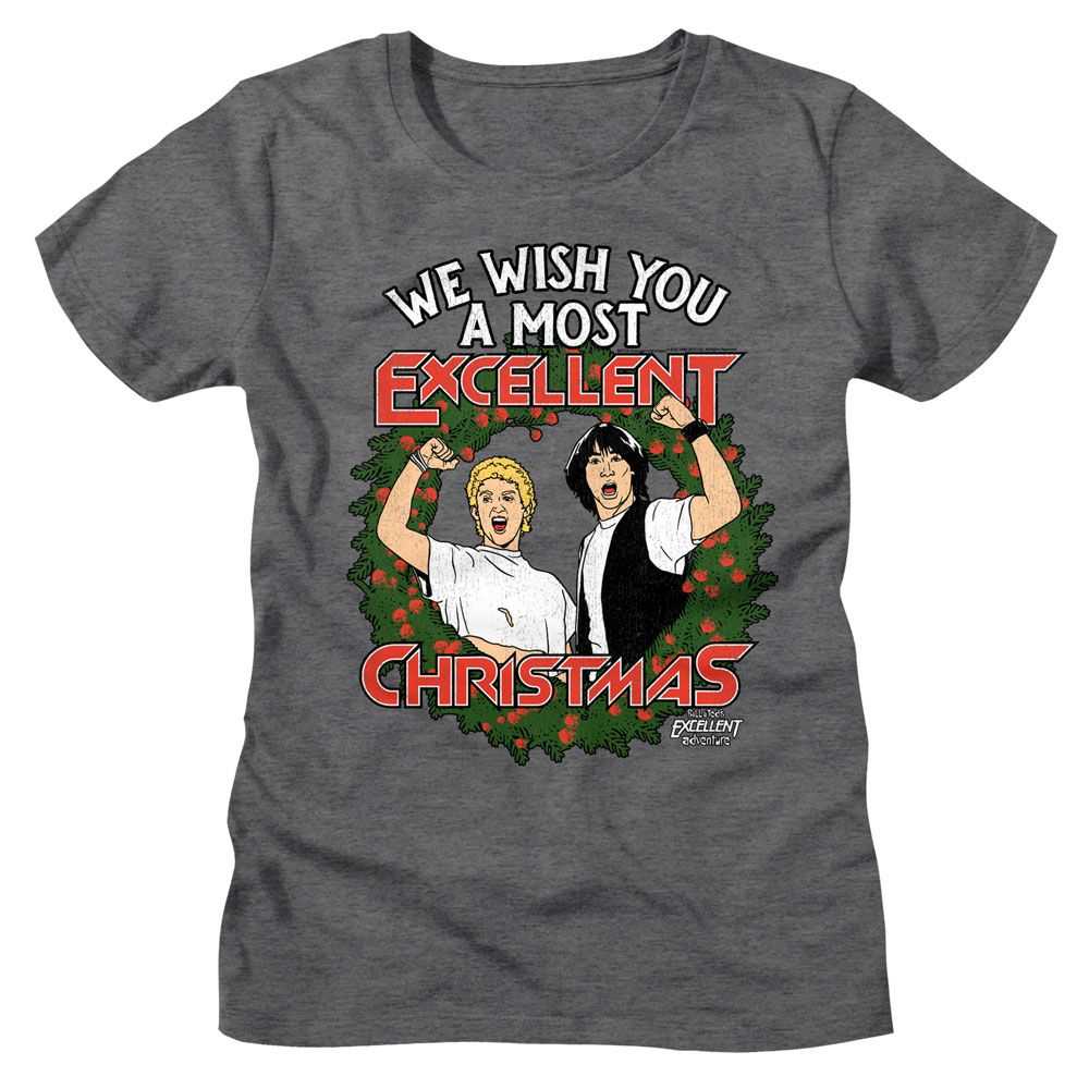 Bill and Ted - BILL AND TED EXCELLENT CHRISTMAS Adult Shirt