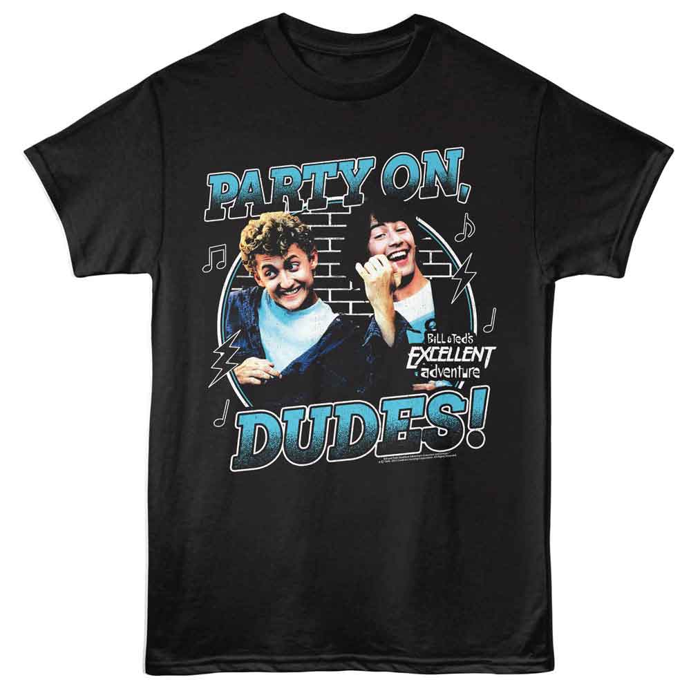 Bill and Ted - BNT PARTY ON AIR GUITAR Adult Shirt