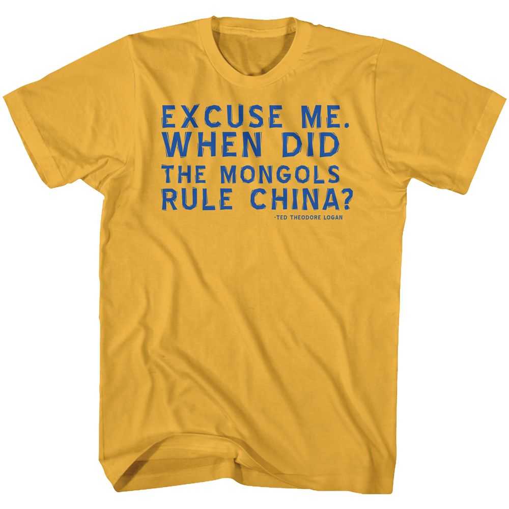 Bill and Ted - EXCUSES Adult Shirt