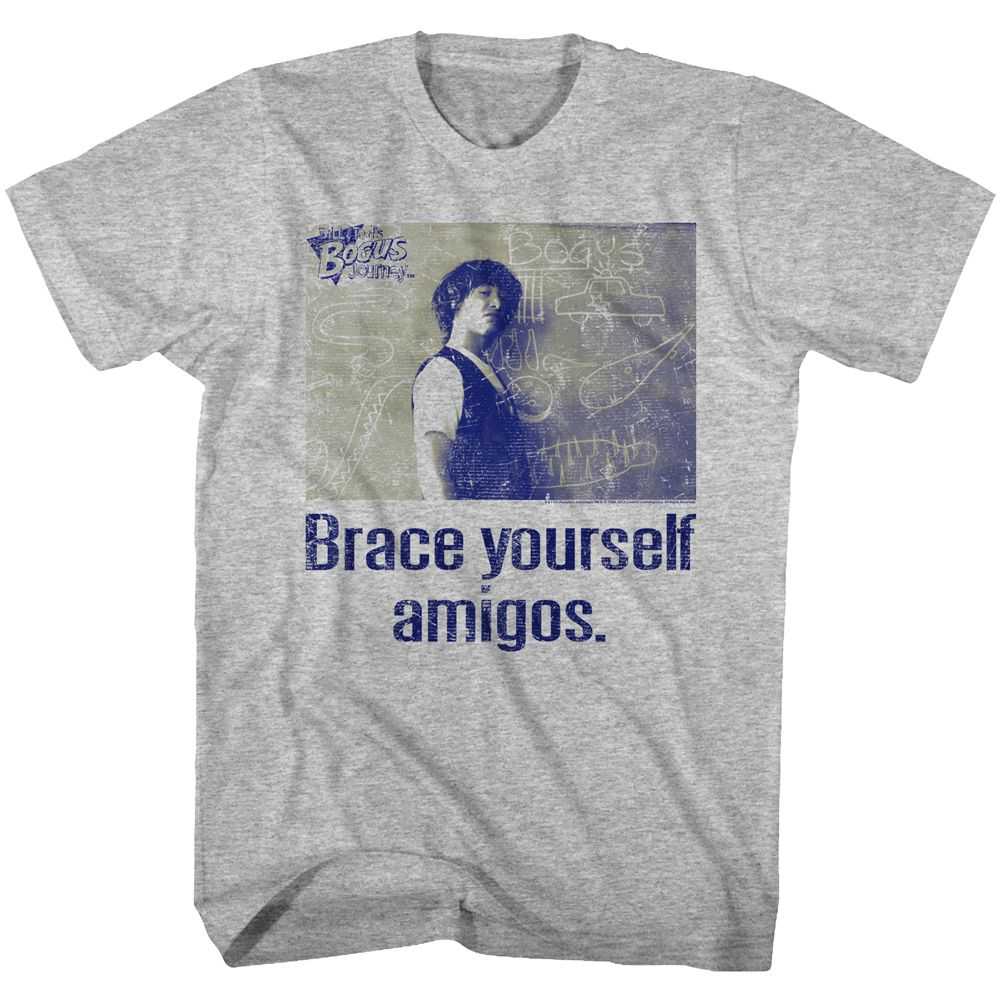 Bill and Ted - BRACE YOURSELF Adult Shirt