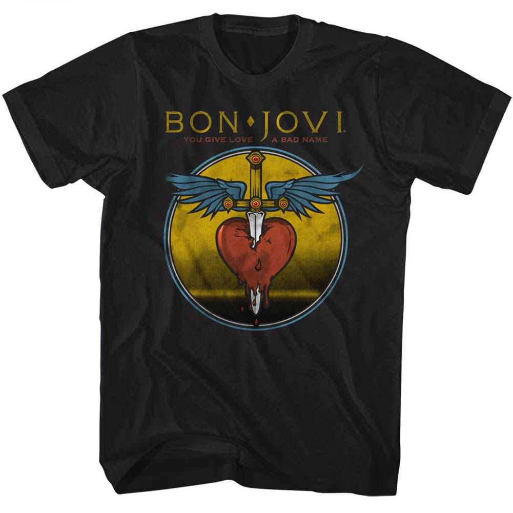 Bon Jovi - BAD NAME Adult Shirt