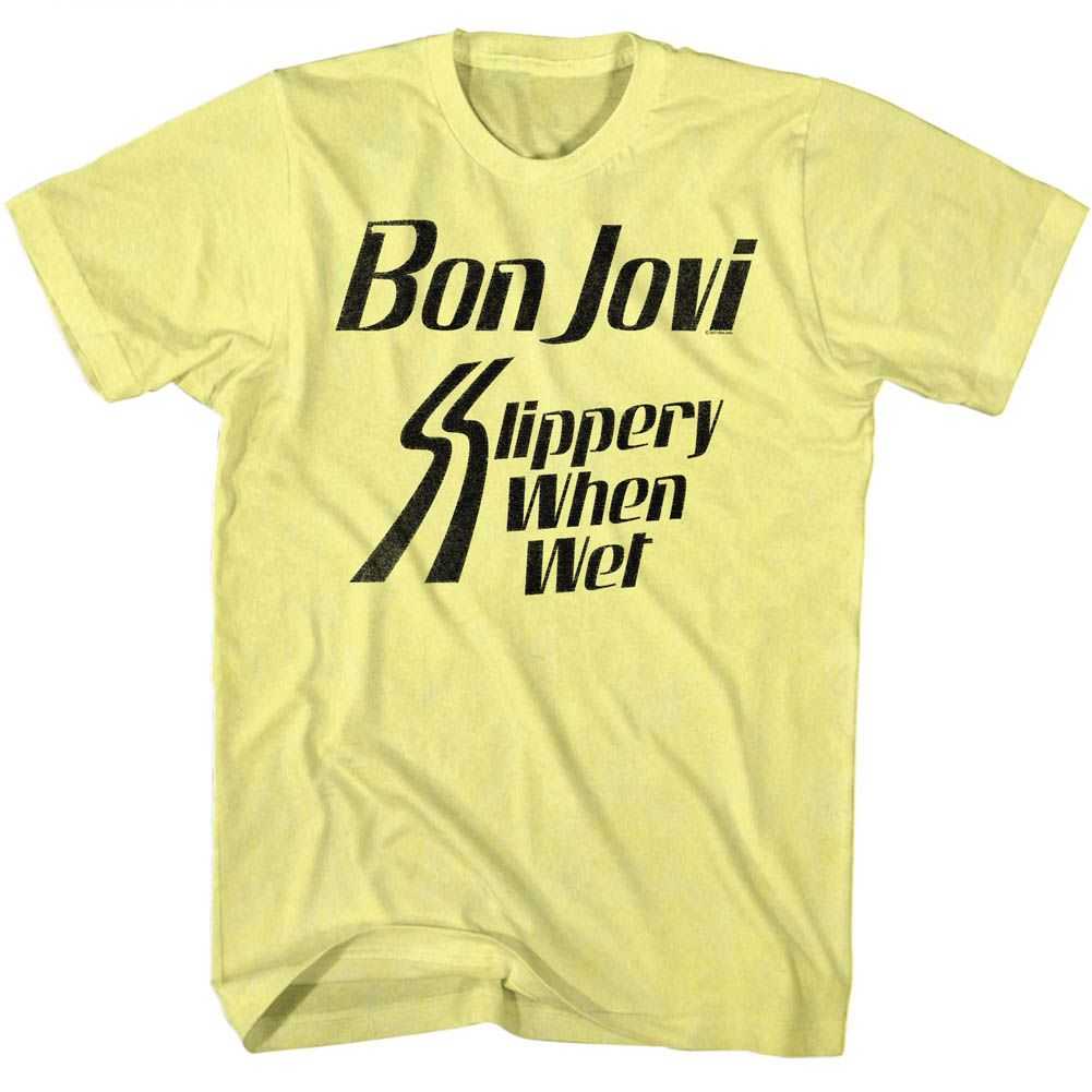 Bon Jovi - SLIPPERY WHEN Adult Shirt