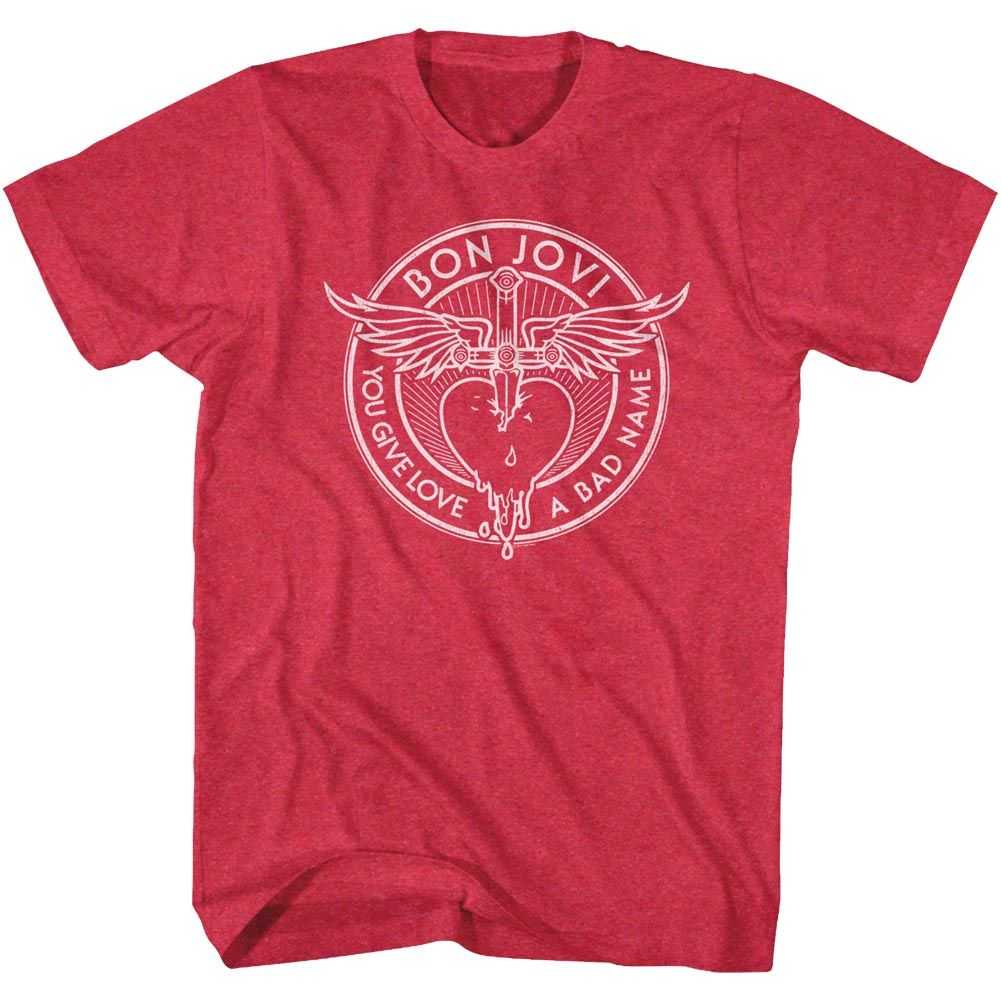 Bon Jovi - BAD NAME Adult Shirt