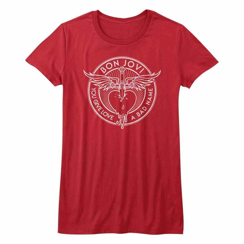 Bon Jovi - BAD NAME Adult Shirt