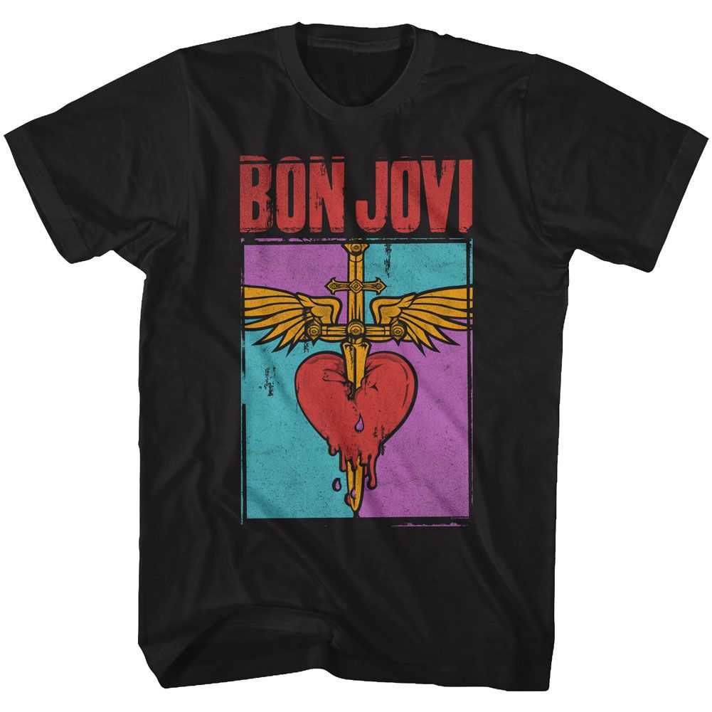 Bon Jovi - HEART AND DAGGER Adult Shirt