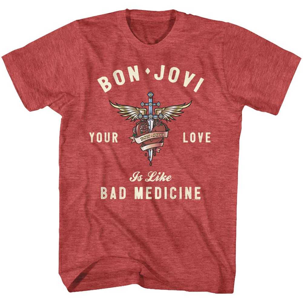 Bon Jovi - HEART AND DAGGER Adult Shirt
