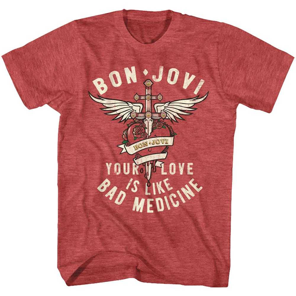 Bon Jovi - BAD MEDICINE Adult Shirt