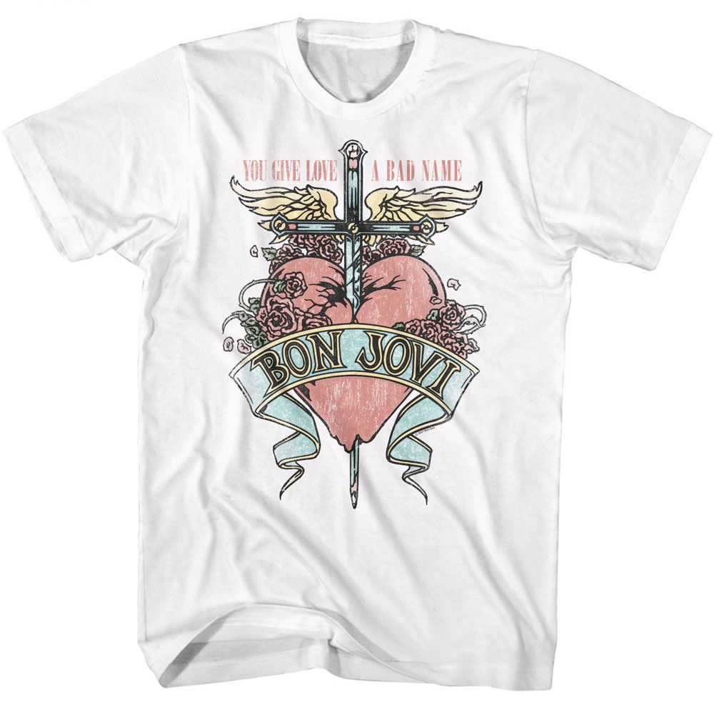 Bon Jovi - BON JOVI LOVE A BAD NAME Adult Shirt