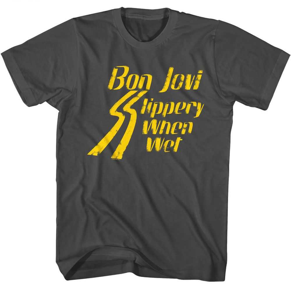 Bon Jovi - BON JOVI BRIGHT SLIPPERY Adult Shirt