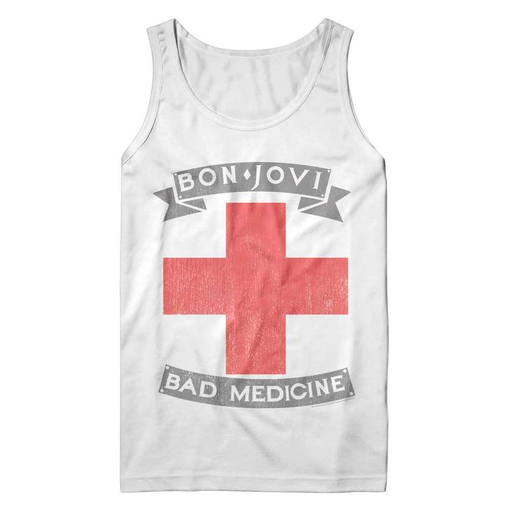 Bon Jovi - BON JOVI BAD MEDICINE CROSS Adult Shirt