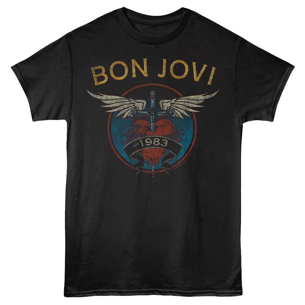 Bon Jovi - BON JOVI EST 1983 Adult Shirt