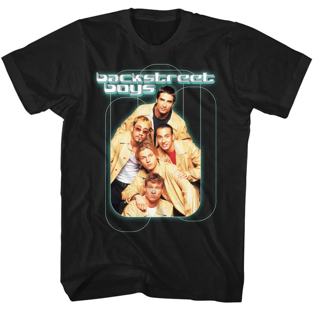 Backstreet Boys - BACKSTREET BOYS LOOPS W TEAL GLOW Adult Shirt