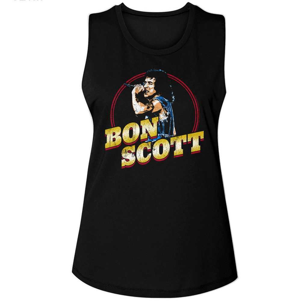 Bon Scott - BON SCOTT GOLD NAME Adult Shirt