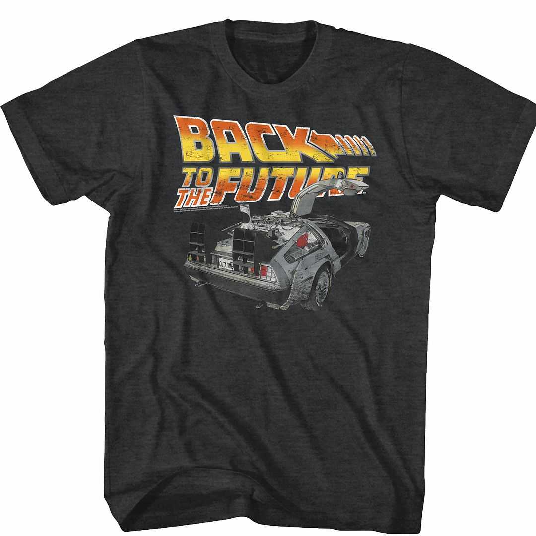 Back to the Future - BTF CAR Adult Shirt