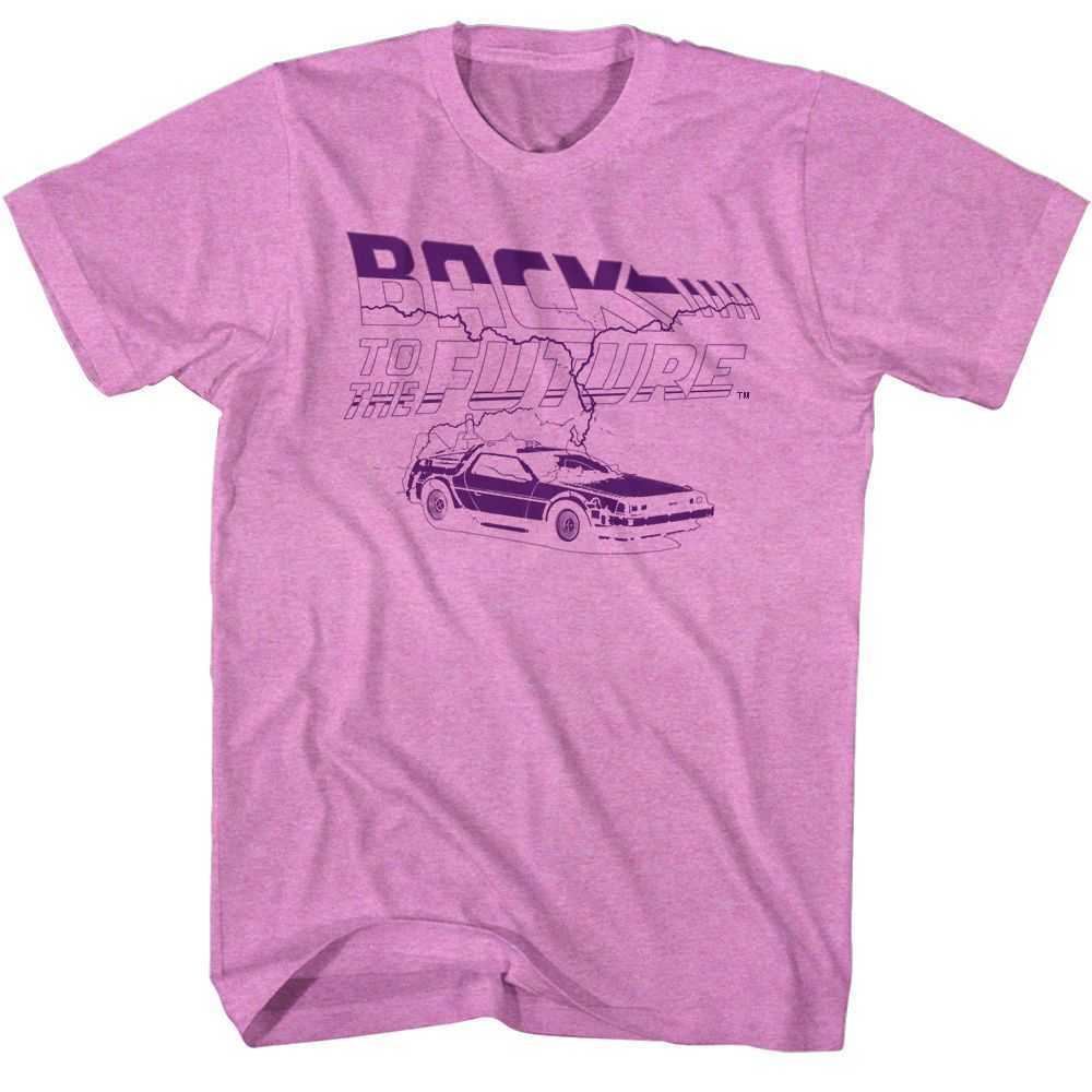 Back to the Future - FUTURE PURPLE Adult Shirt