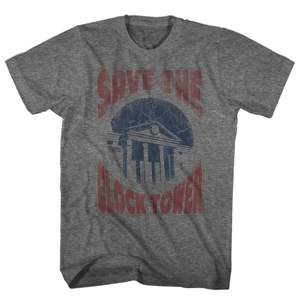 Back to the Future - SAVES THE DAY Adult Shirt