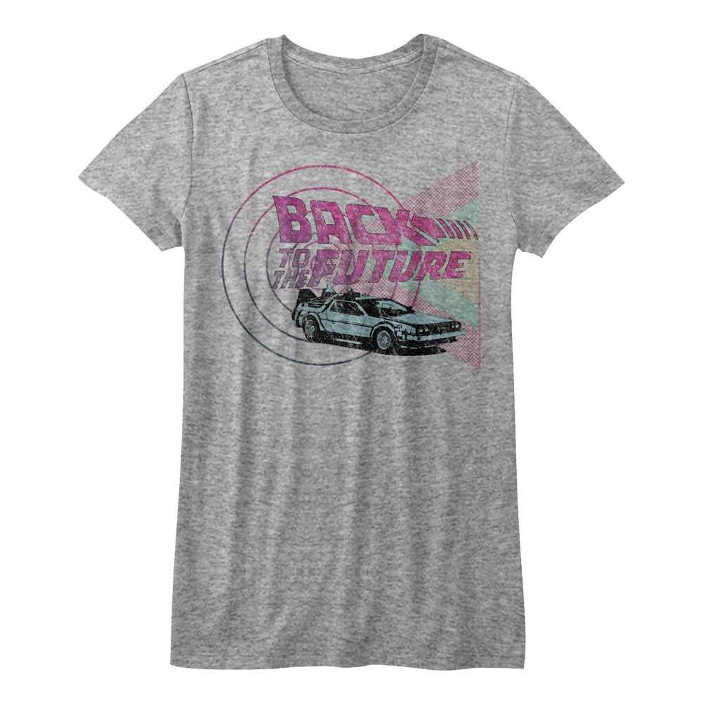 Back to the Future - TIME MACHINES AND SHAPES Adult Shirt