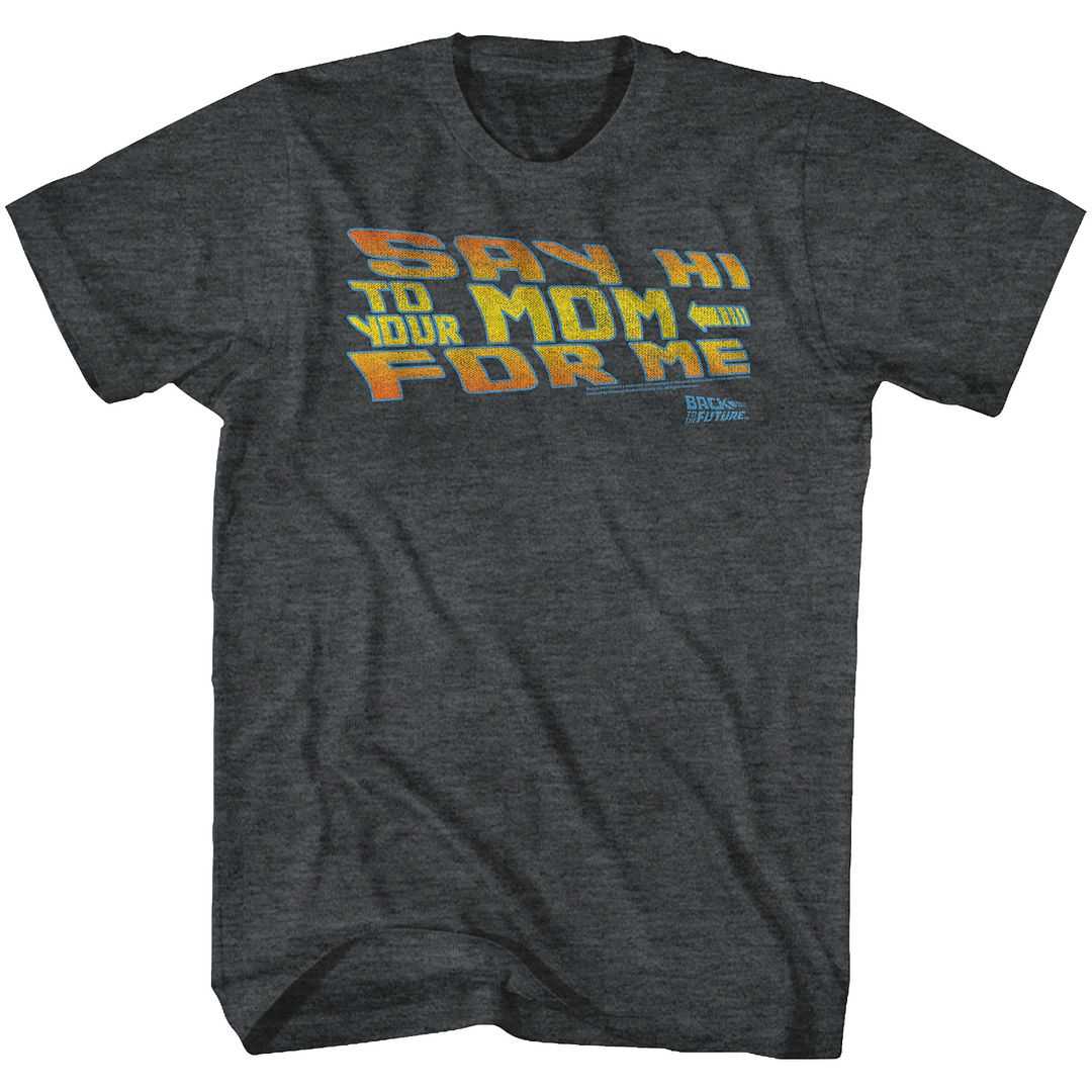 Back to the Future - SAY HI Adult Shirt
