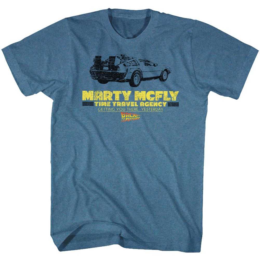 Back to the Future - TIME IN A CAR Adult Shirt