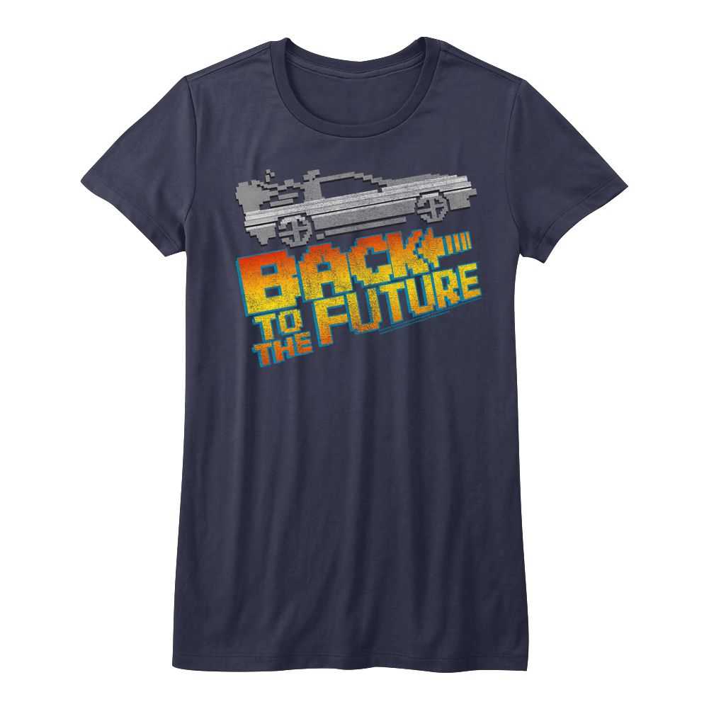 Back to the Future - 8BIT TO THE FUTURE Adult Shirt