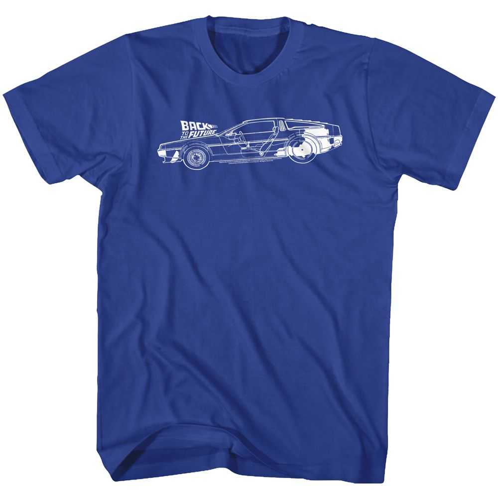 Back to the Future - SCHEMATICS Adult Shirt