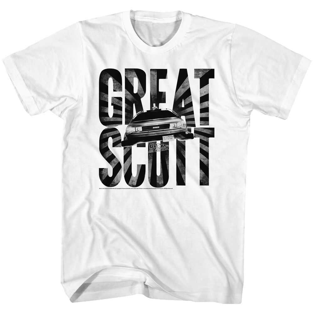 Back to the Future - GREAT SCOTT Adult Shirt
