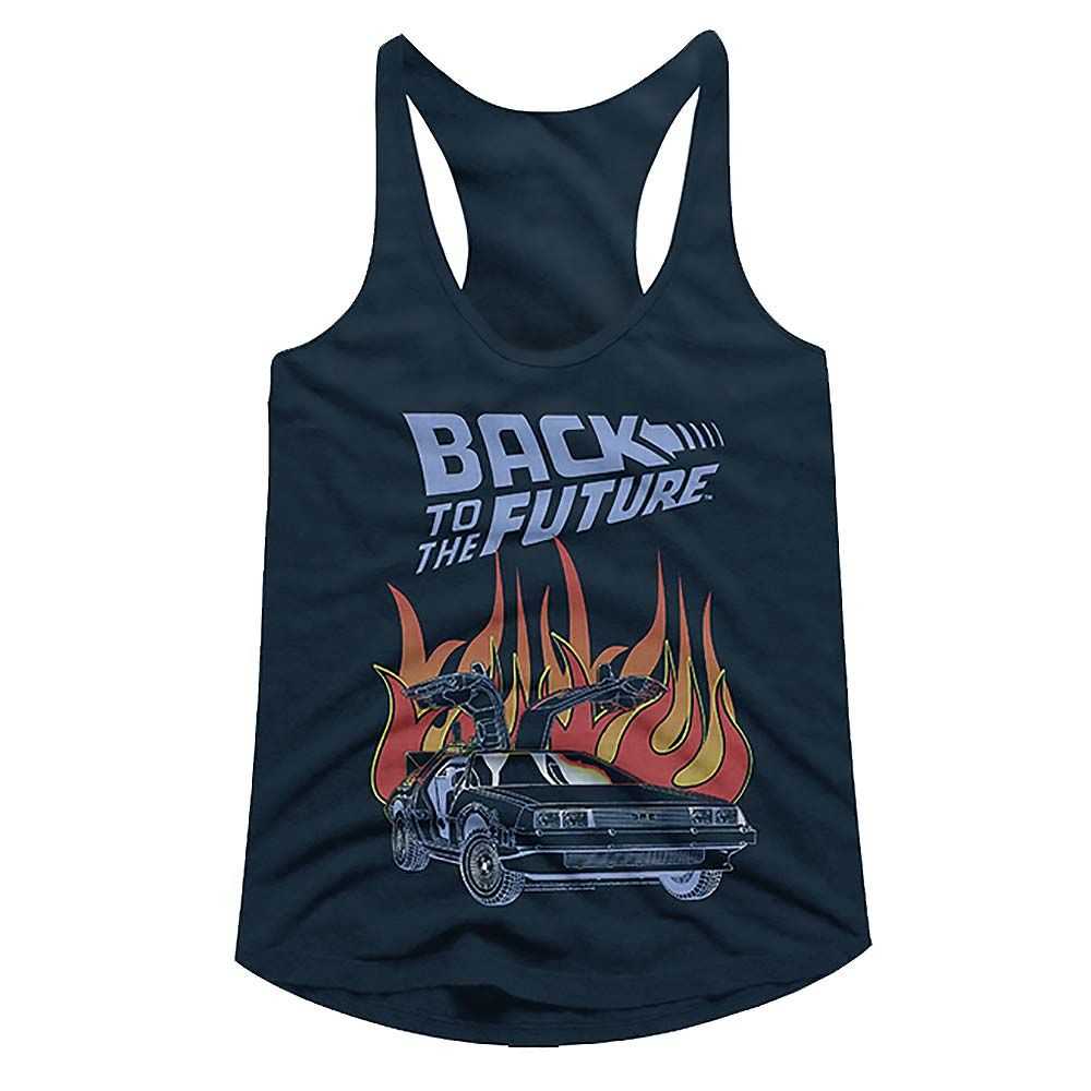 Back to the Future - BACK TO THE FUTURE FLAMES Adult Shirt