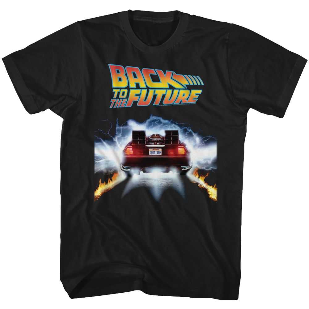 Back to the Future - TAIL LIGHTS Adult Shirt
